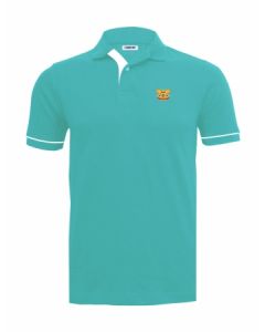 DY Patil Crest Polo Mint Blue