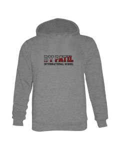 DY Patil Logo Grey Hoodie 